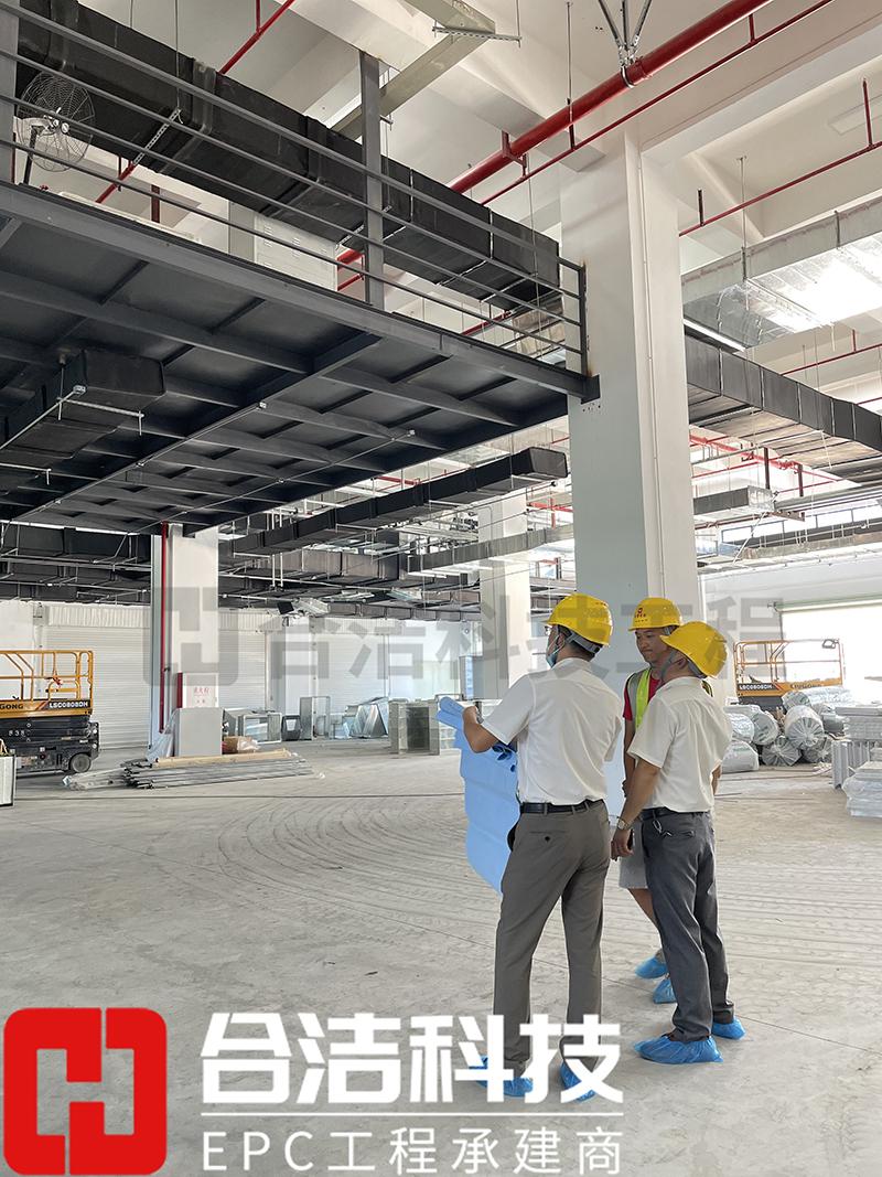 大型電子潔凈廠房的圖片 大型電子潔凈廠房的圖片